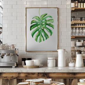 Monstera Leaf Poster