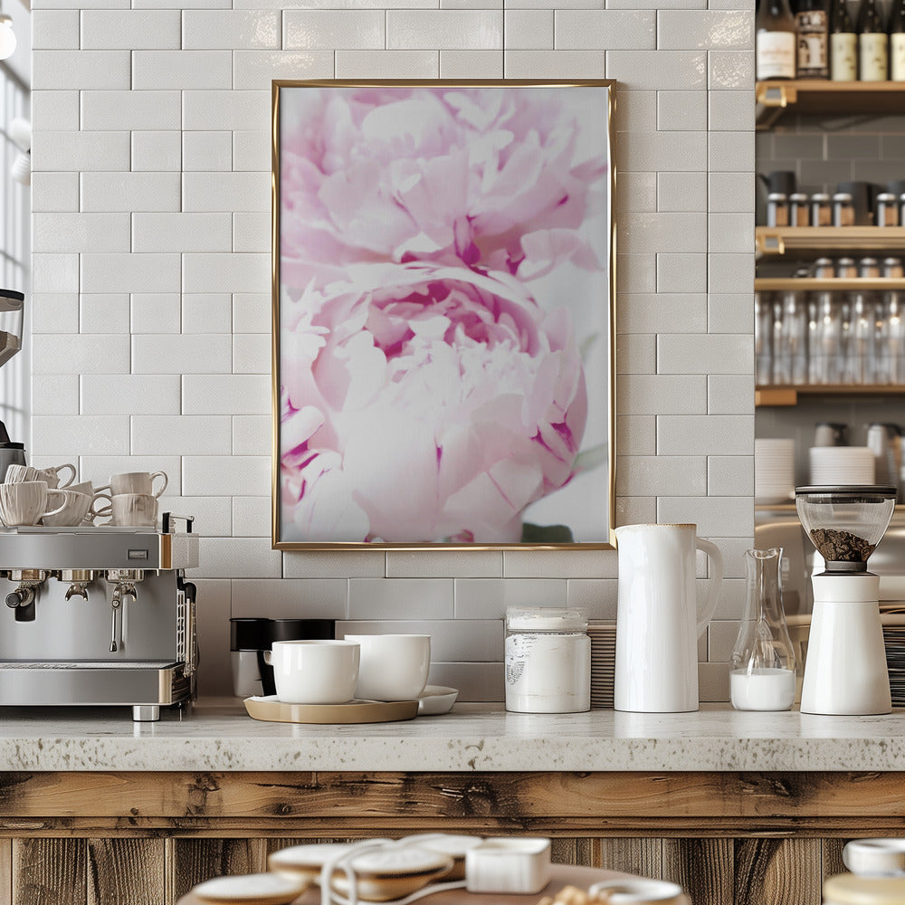 Subdued peony X Poster