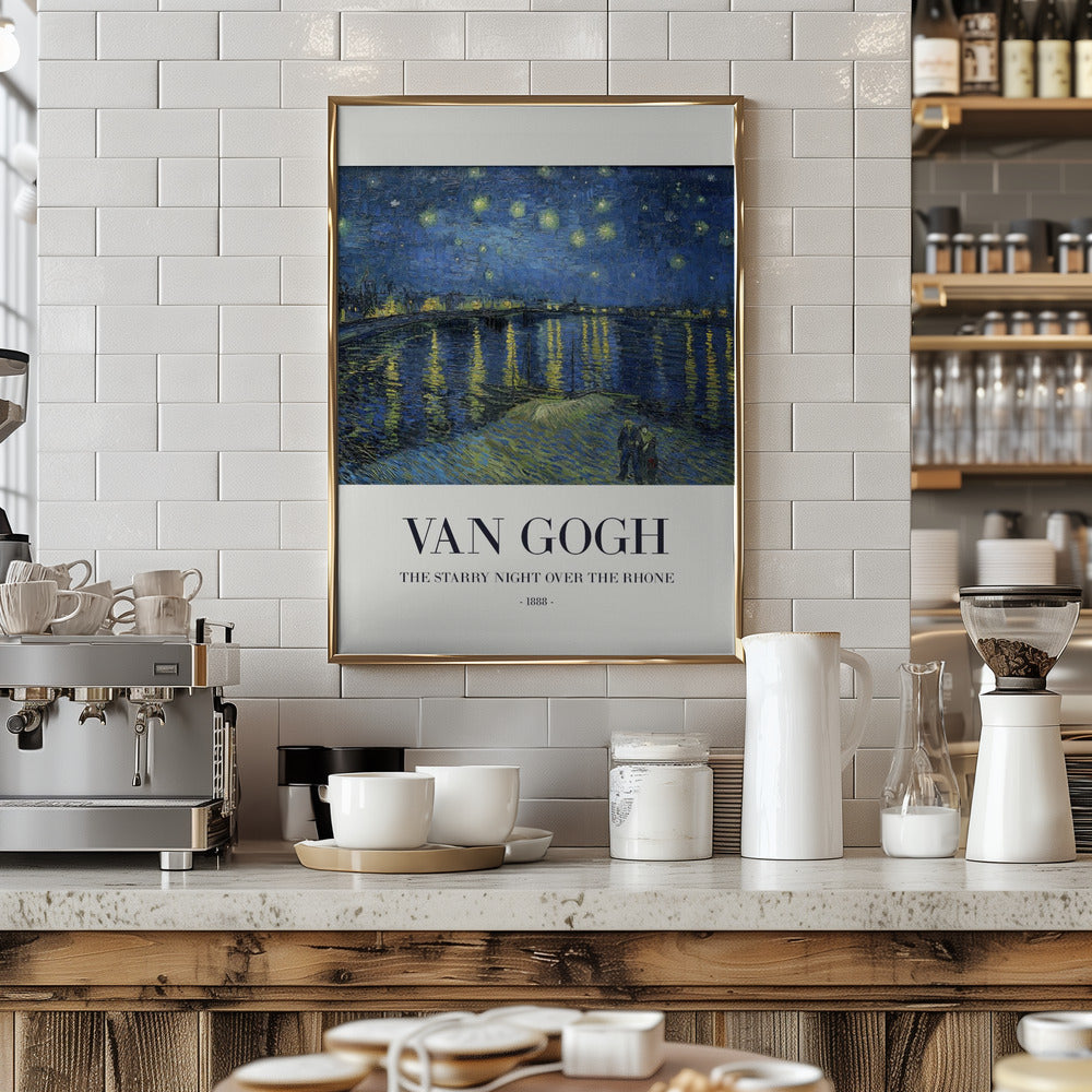 The Starry Night Over The Rhone Poster