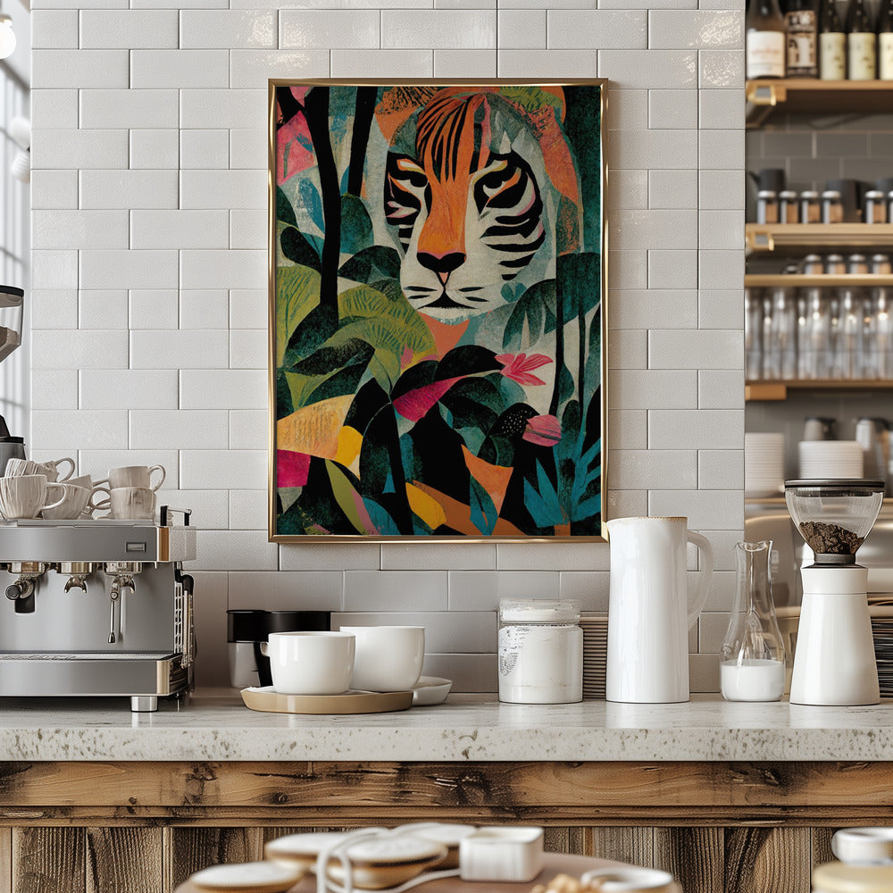 Jungle Tiger Poster