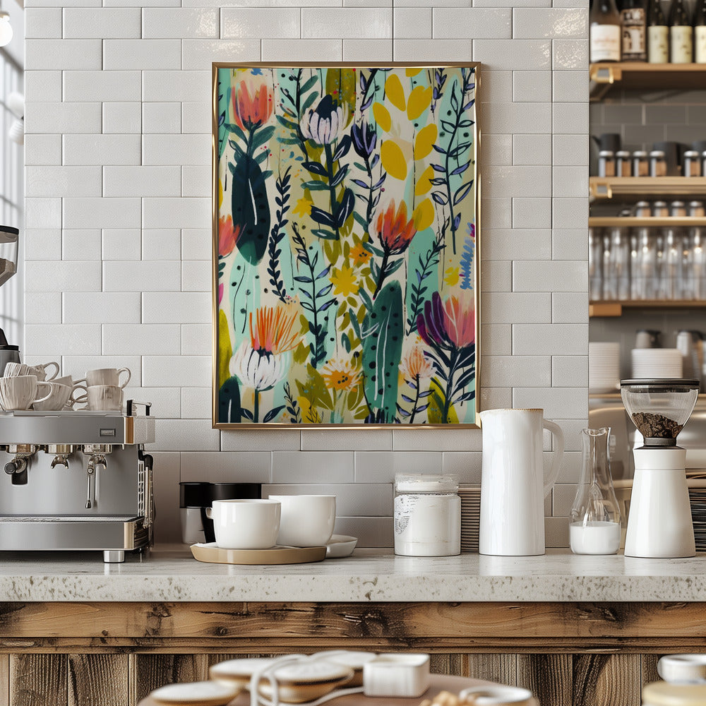 Rain Of Flowers Poster