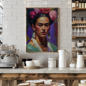 Portrait Of Frida Poster