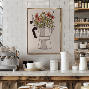 Moka Flowers Poster