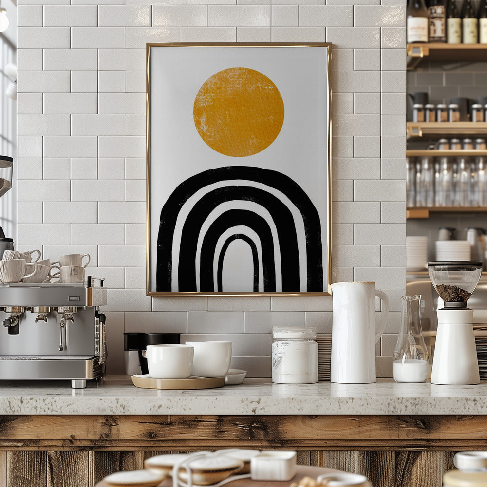 Arch Line Art Poster