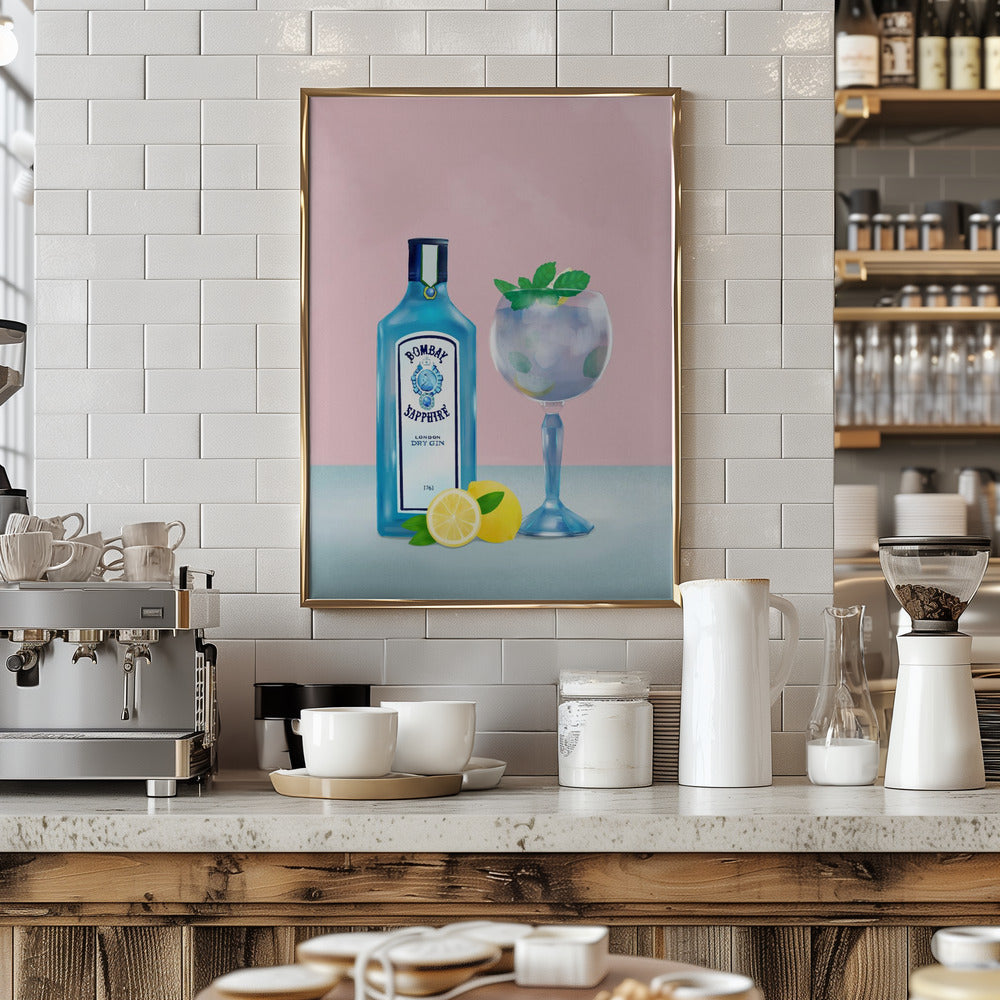 Gin Cocktail Poster