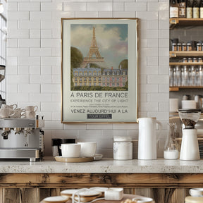 Paris retro print Poster