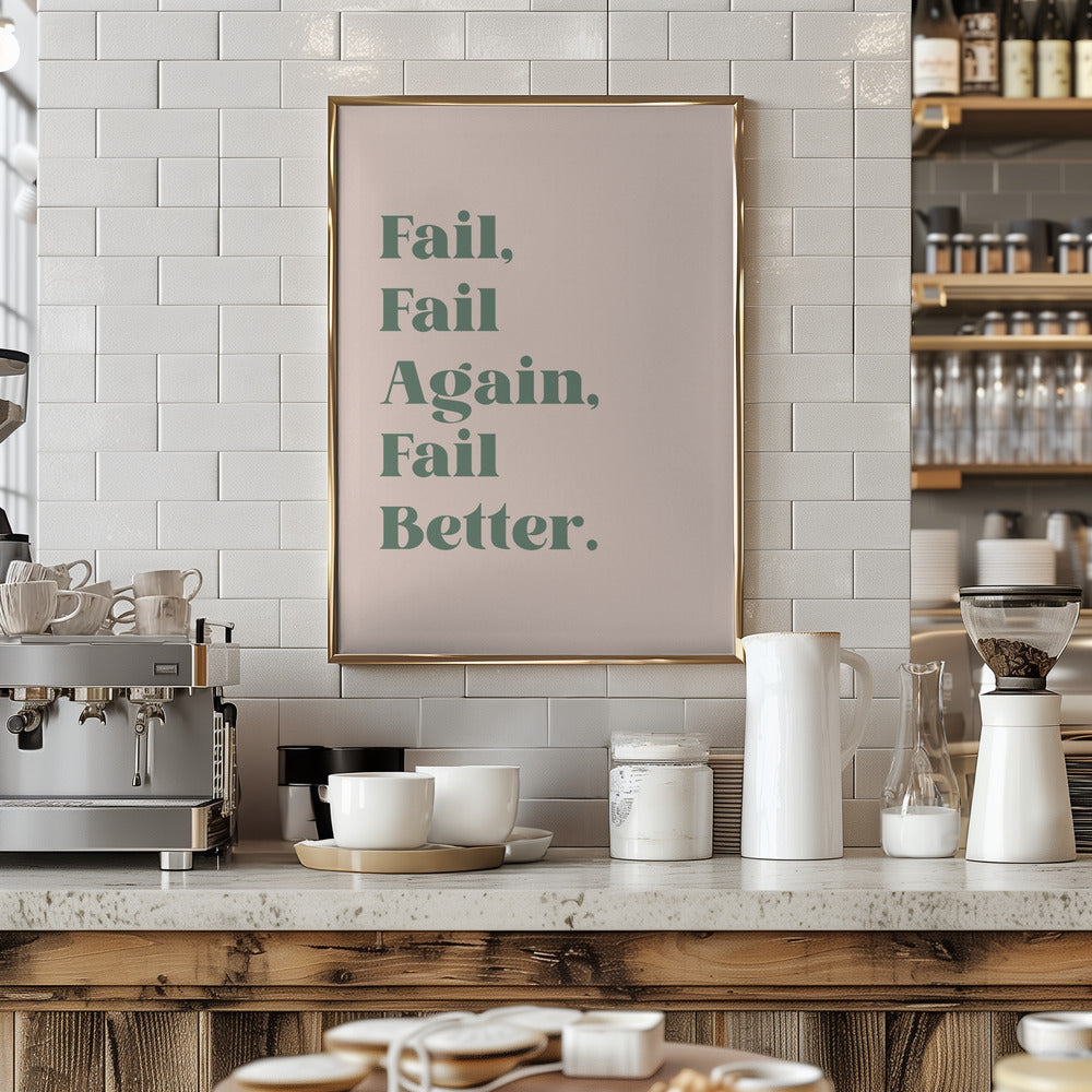 Fail Better Poster