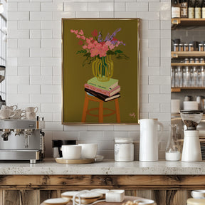 Floral Vase Poster