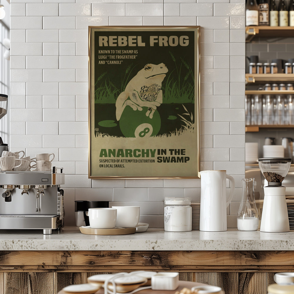 prisoner frog funny poster Poster