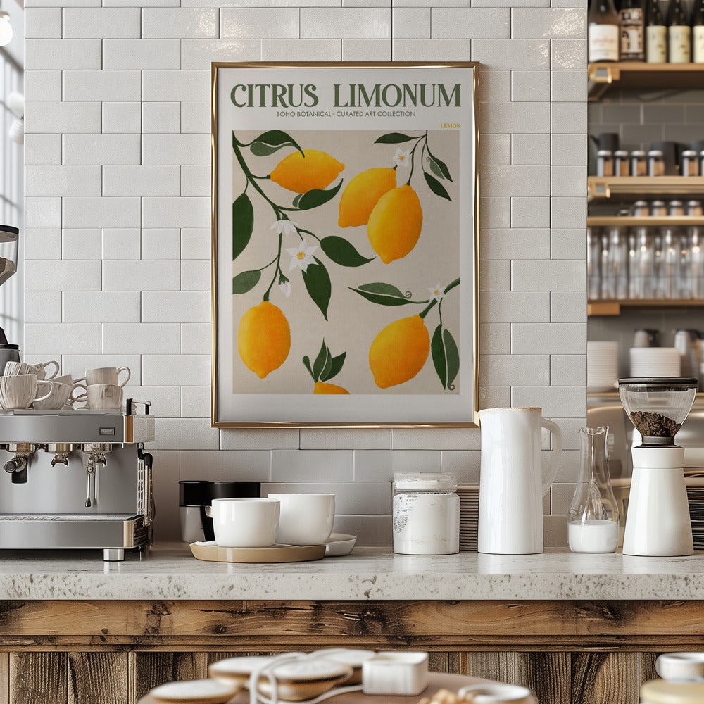 Citrus Limonum - Lemon Poster