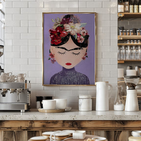 Frida (Purple) Poster