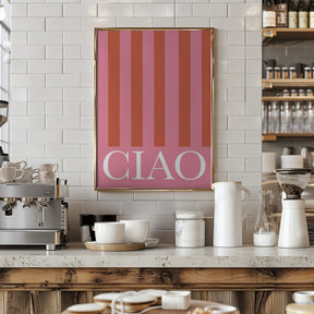 Ciao Stripes Poster