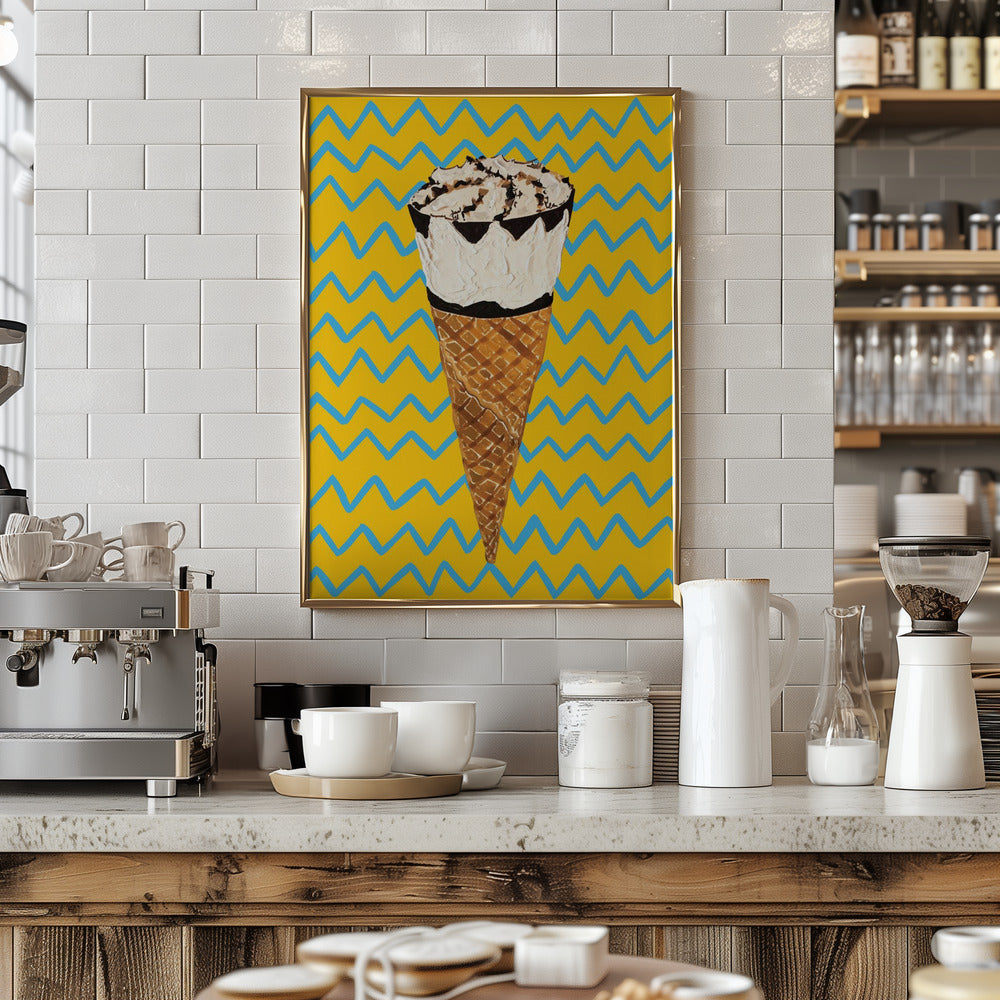 Cornetto Zig Zag Poster