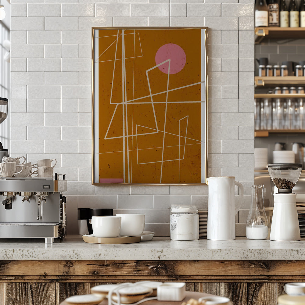 Angular Lines no 10 Poster