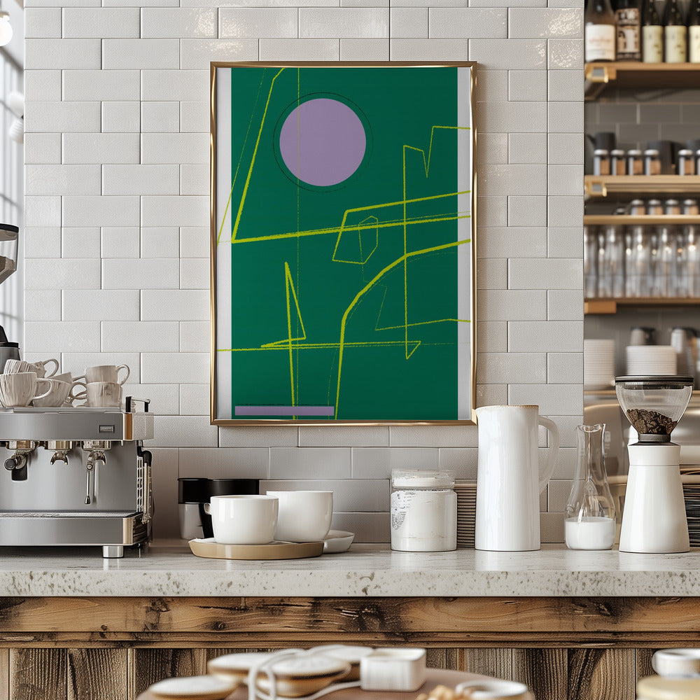 Angular lines No 23 Poster