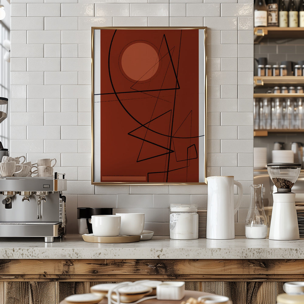 Angular lines No 21 Poster