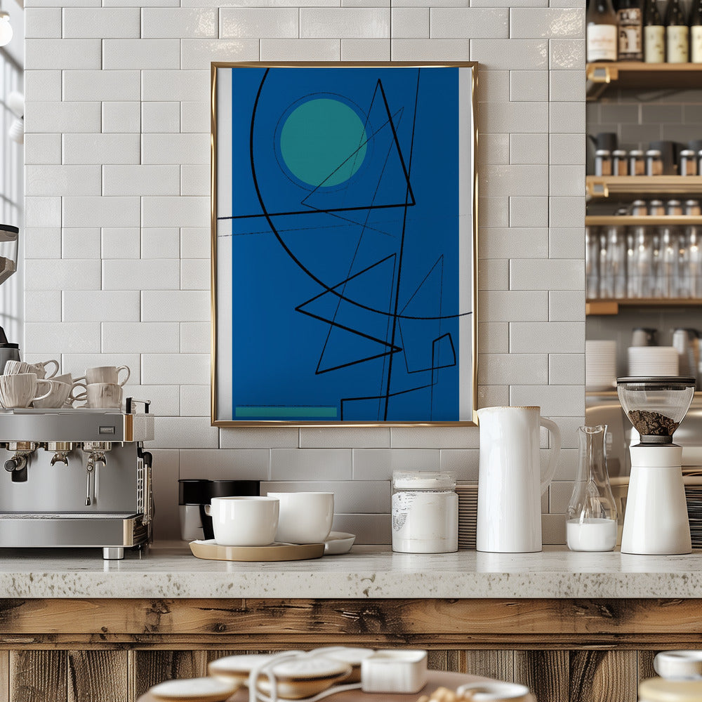 Angular lines No 19 Poster