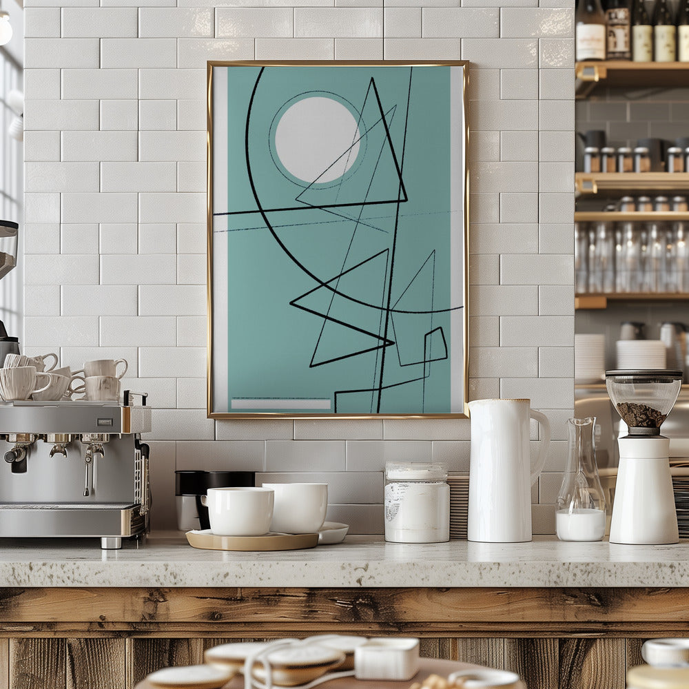 Angular Lines No 20 Poster