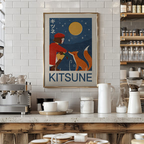 Kitsune Fox Poster