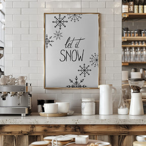 Inky let it snow Poster