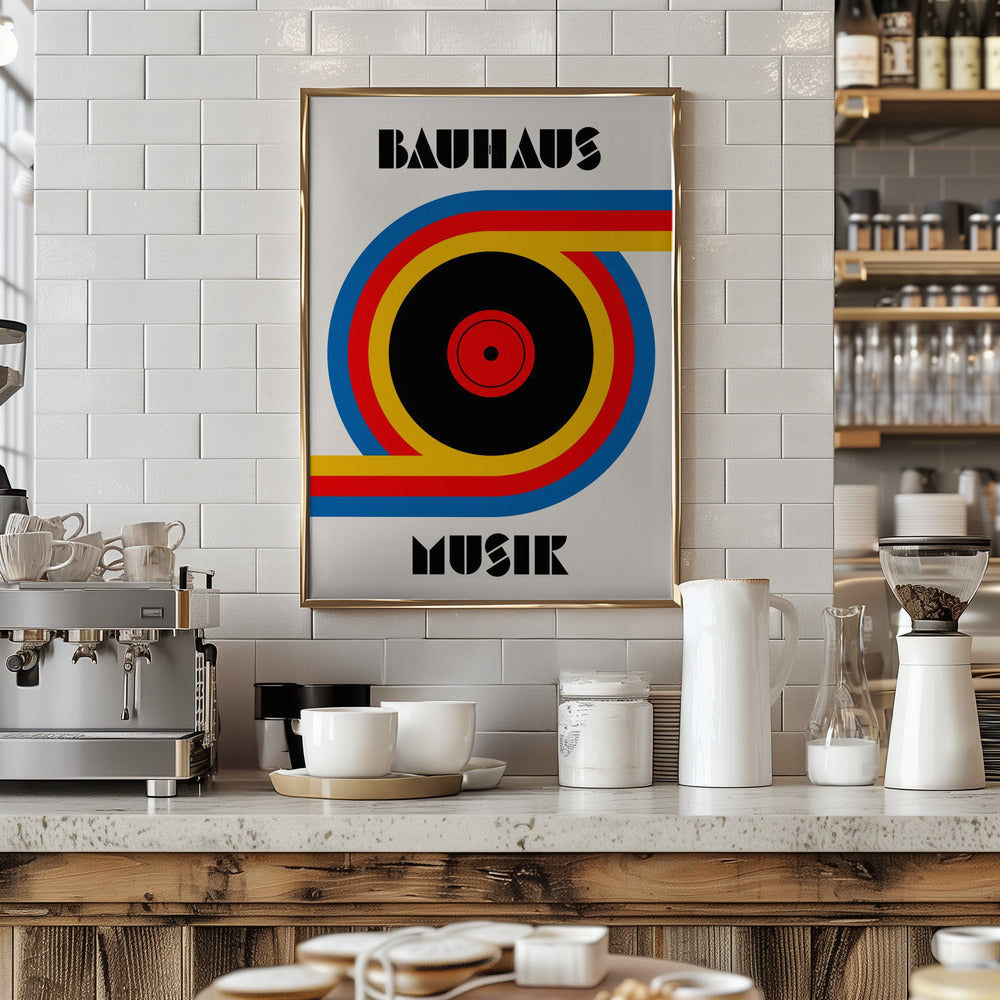 Bauhaus Musik Vinyl Poster