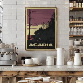 Acadia National Park Travel Print Poster