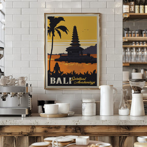 Bali Travel Print Poster