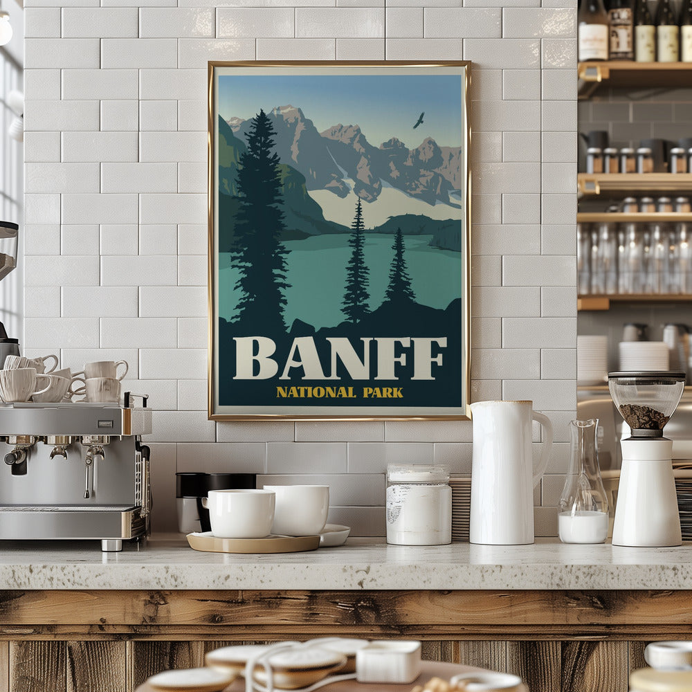 Banff National Park Travel Print Poster