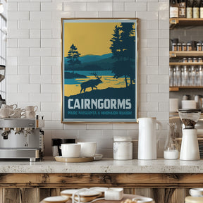 Cairngorms National Park Travel Print Poster