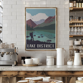 Lake District Travel Print Poster