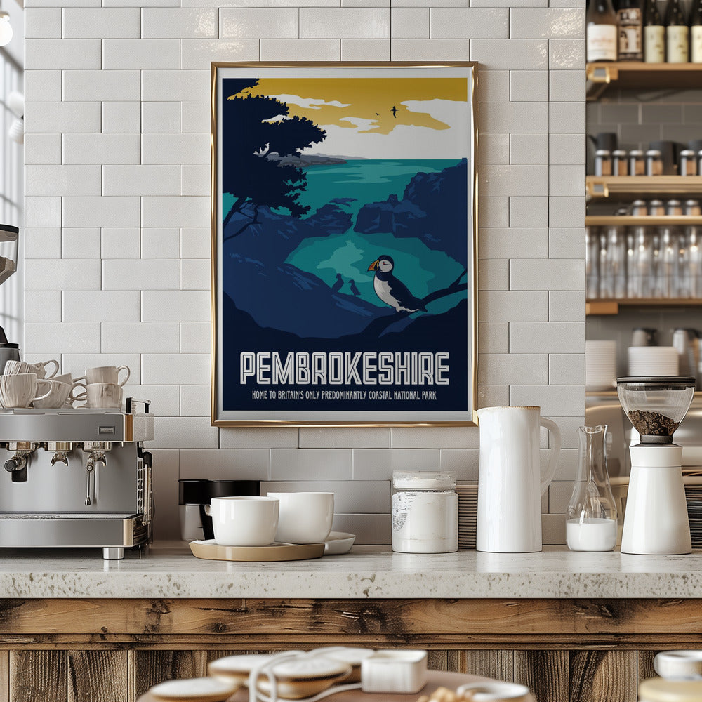 Pembrokeshire Travel Print Poster