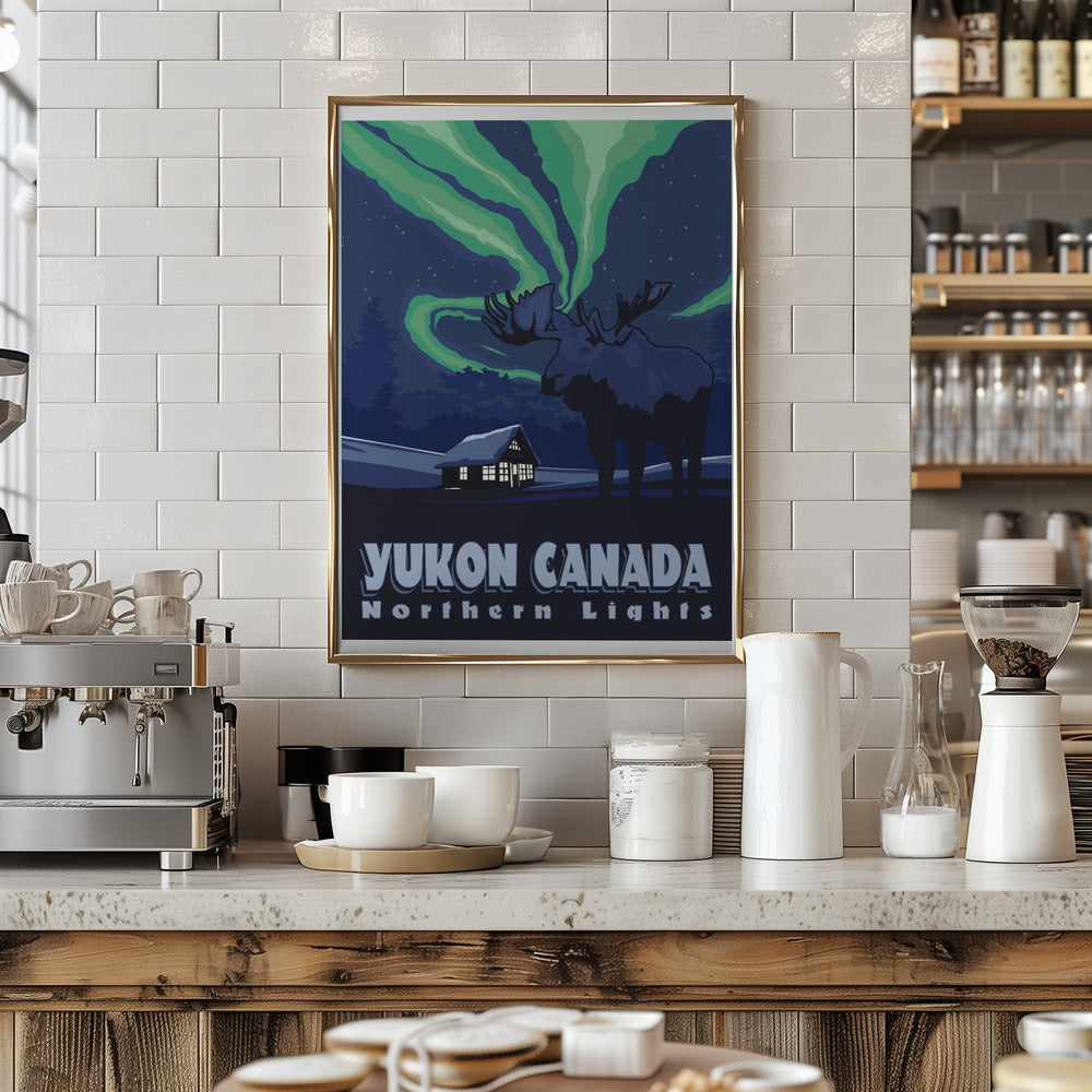 Yukon Canada Travel Print Poster