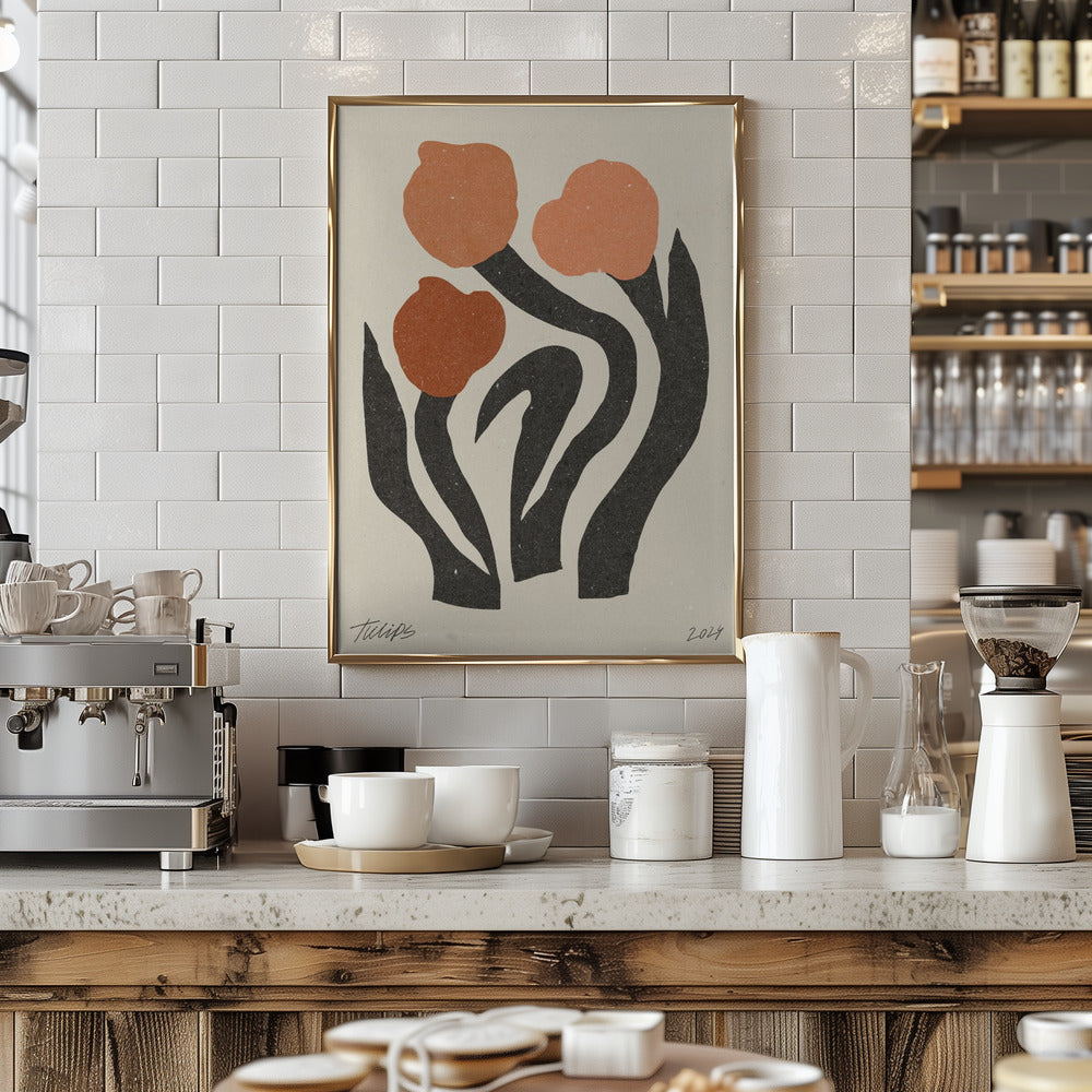 Modern Flower 02 Poster