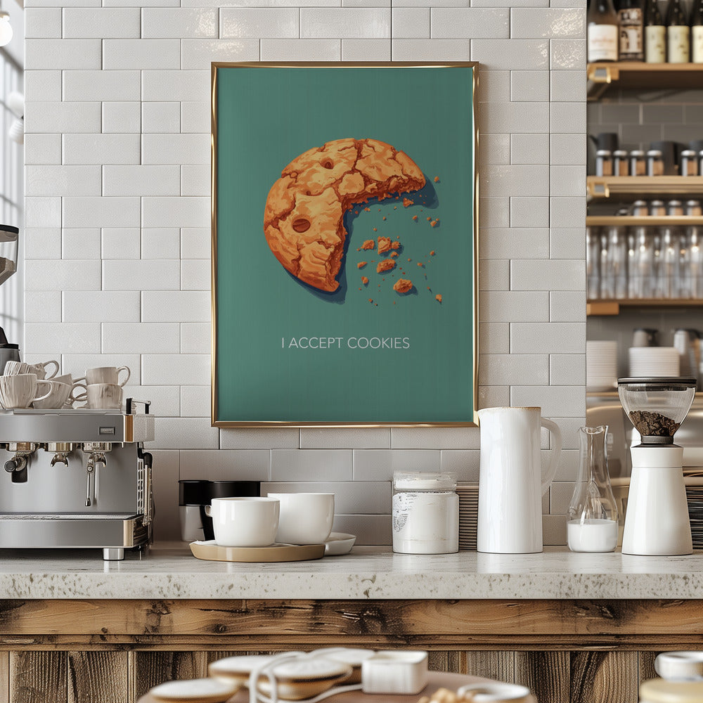 I Accept Cookies Poster