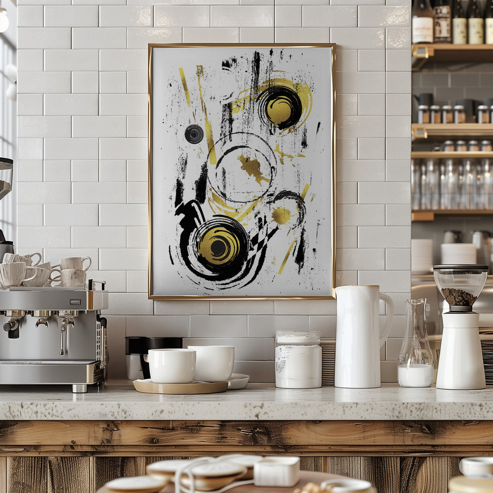 ABSTRACT ART Dynamic Game Poster