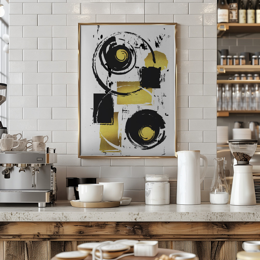 ABSTRACT ART Geometry Poster