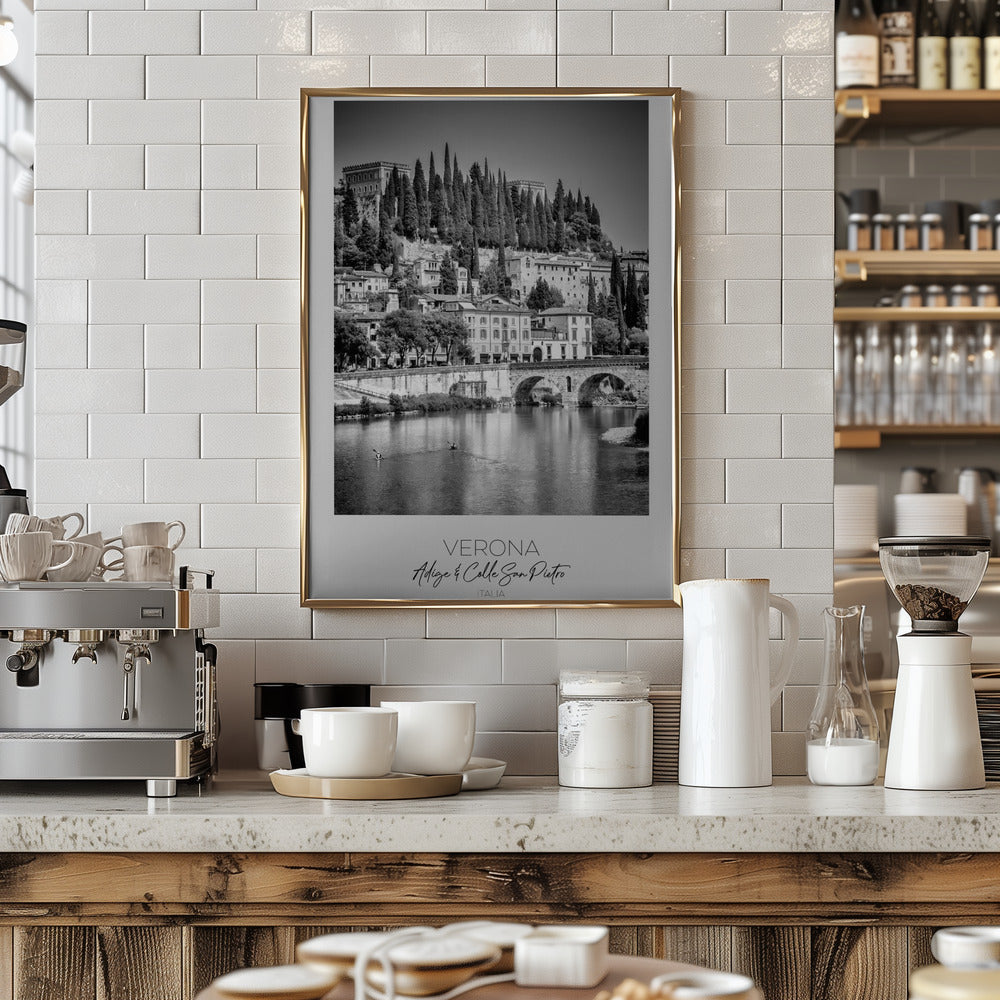 In focus: VERONA Adige and San Pietro Hill Poster