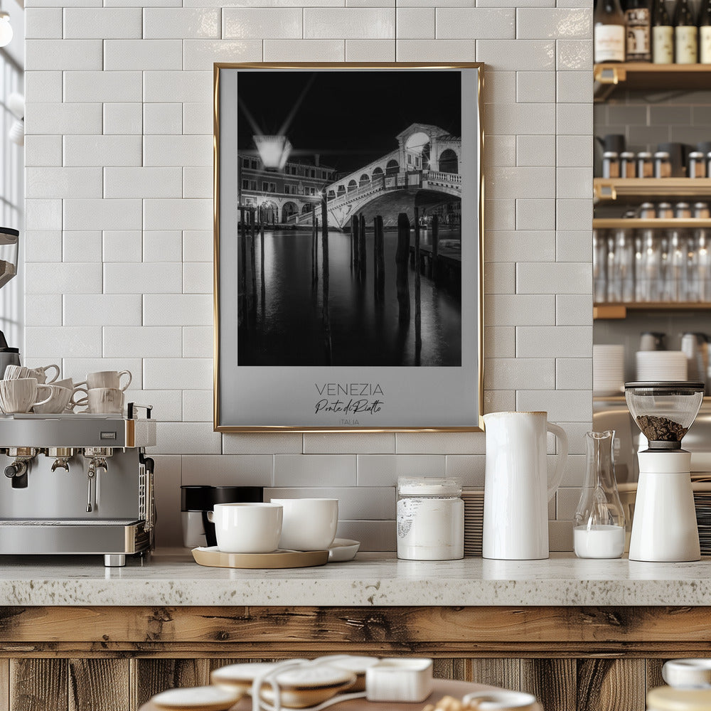 In focus: VENICE Rialto Bridge Poster