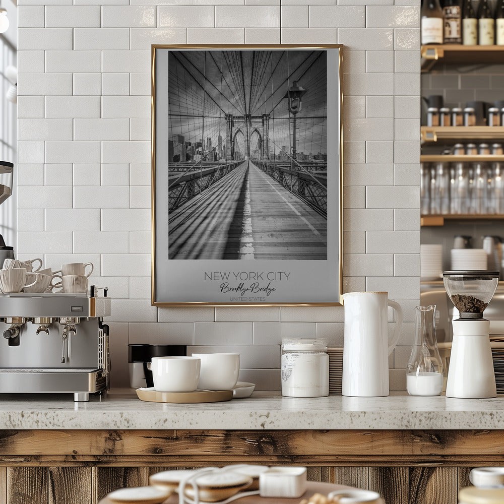 In focus: NEW YORK CITY Brooklyn Bridge Poster