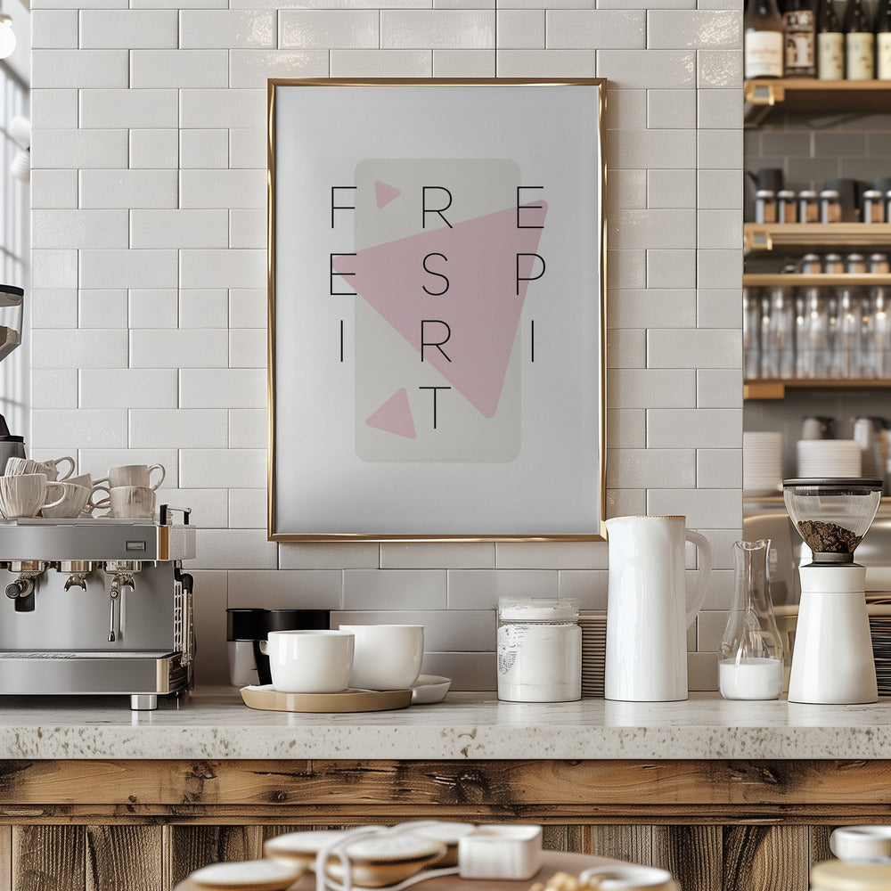 Free spirit - pink Poster