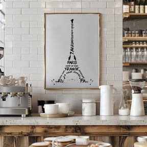 Digital-Art Eiffel Tower Poster