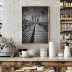 NEW YORK CITY Brooklyn Bridge Poster