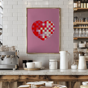 Pixel heart Poster