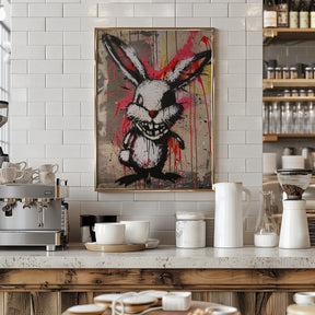 Scary Bunny Poster