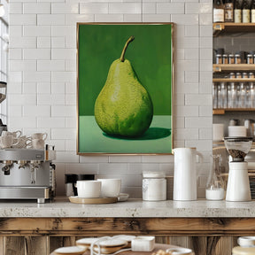 Green Pear Poster