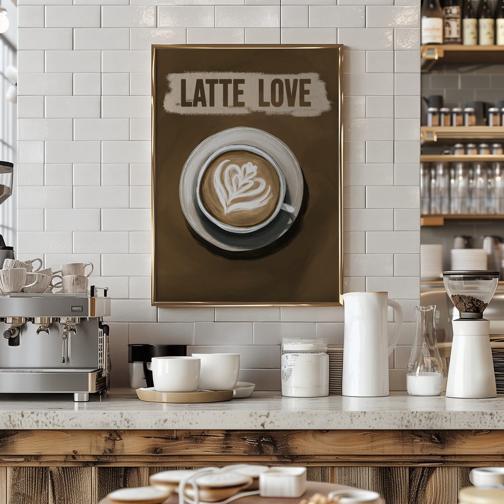 Latte Love Poster