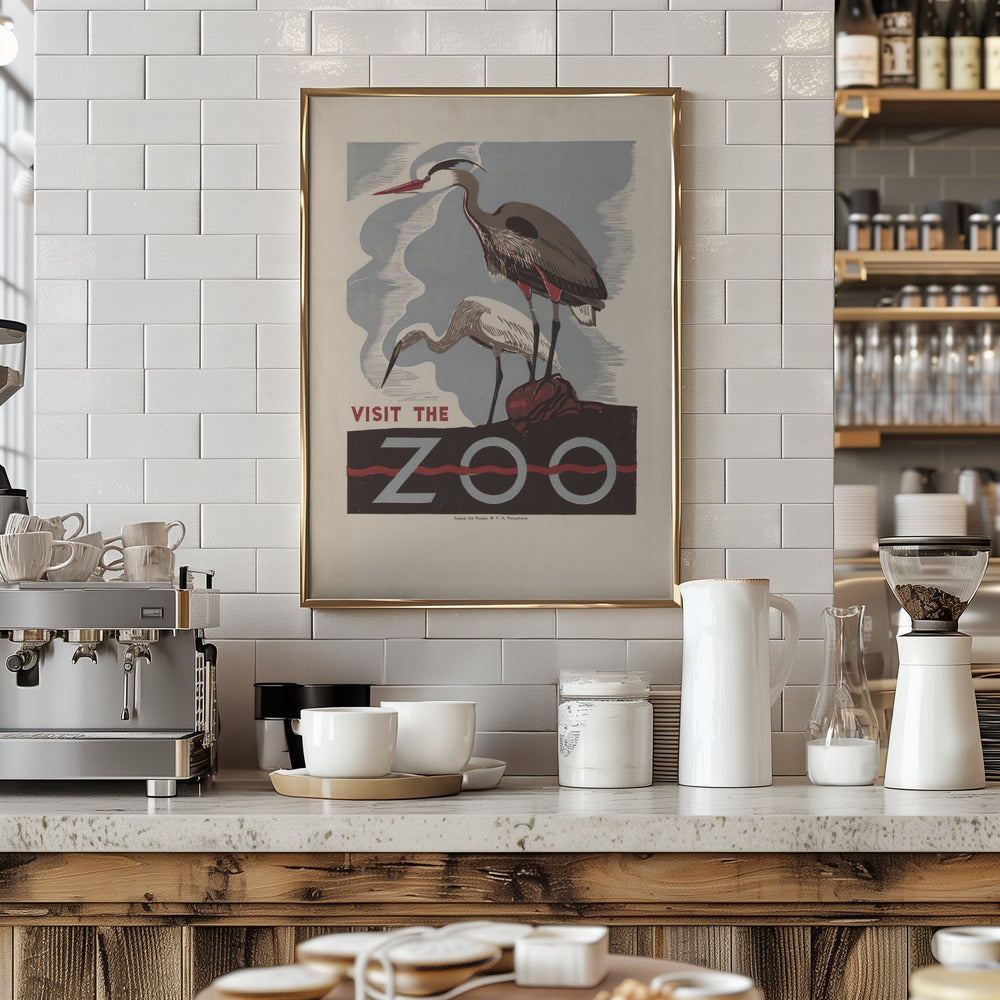 Visit the Zoo Poster