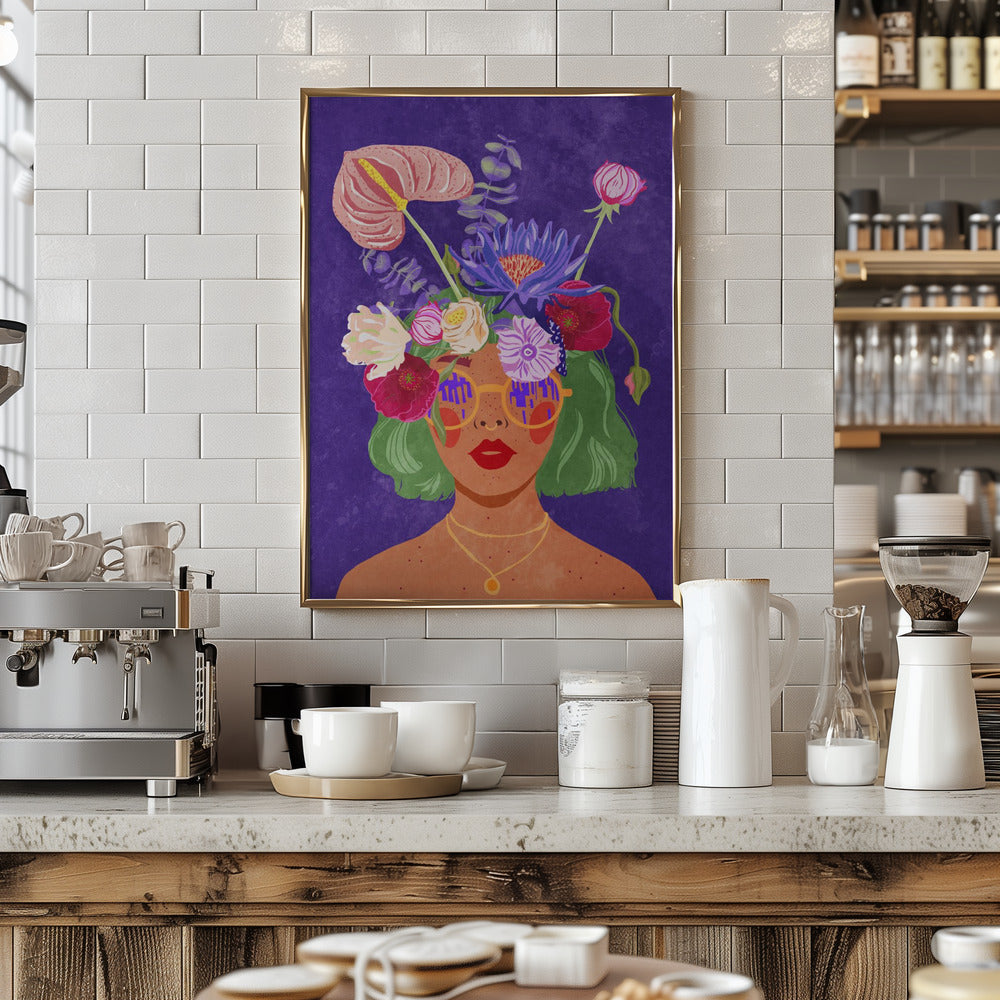 Flower head Poster