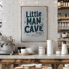 Little Man Cave Poster