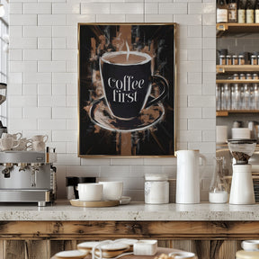 Coffee First Poster